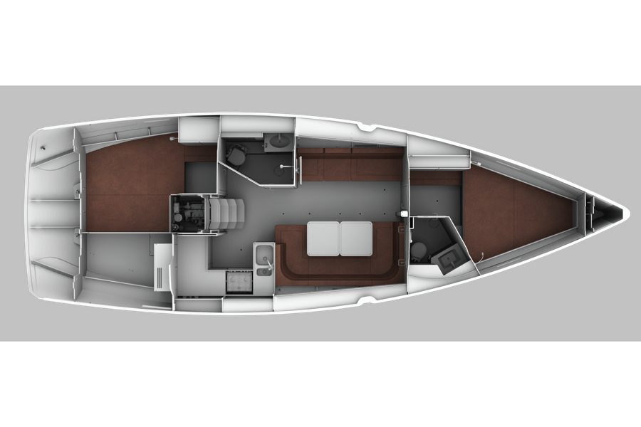 Photo #2 - Bavaria Cruiser 41 - 2 cab. (Patches) in Laguna Blu - 63161