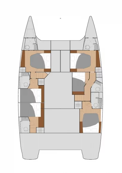 Fountaine Pajot Saba 50 - 6 + 2 cab. (Waterloo)  - 1