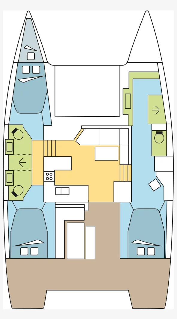 Fountaine Pajot Astrea 42 - 3 + 1 cab. (QLF)  - 1