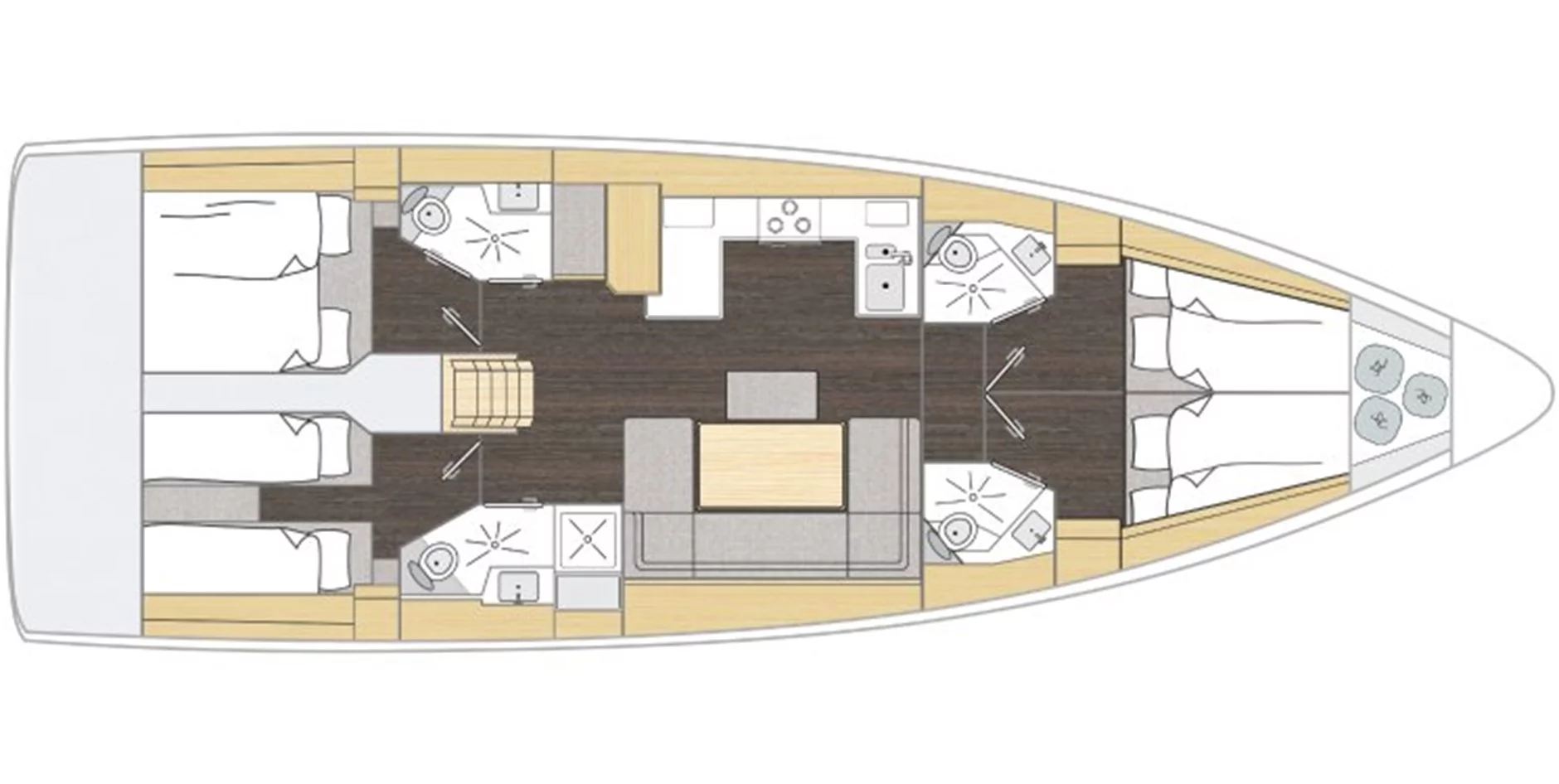 Bavaria C46 - 4 cab. (Payetra)  - 1
