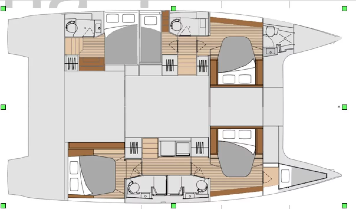 Fountaine Pajot Tanna 47 - 5 + 1 cab. (Amia)  - 1