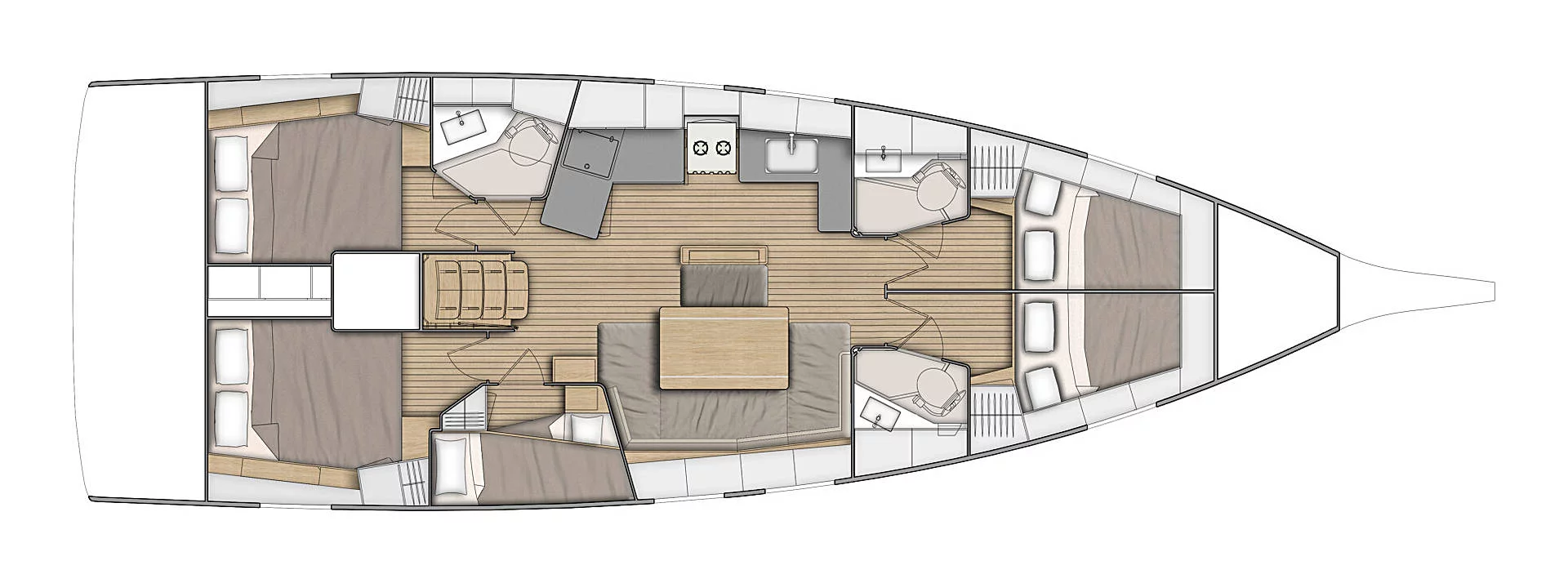 Oceanis 46.1 (Paula)  - 1