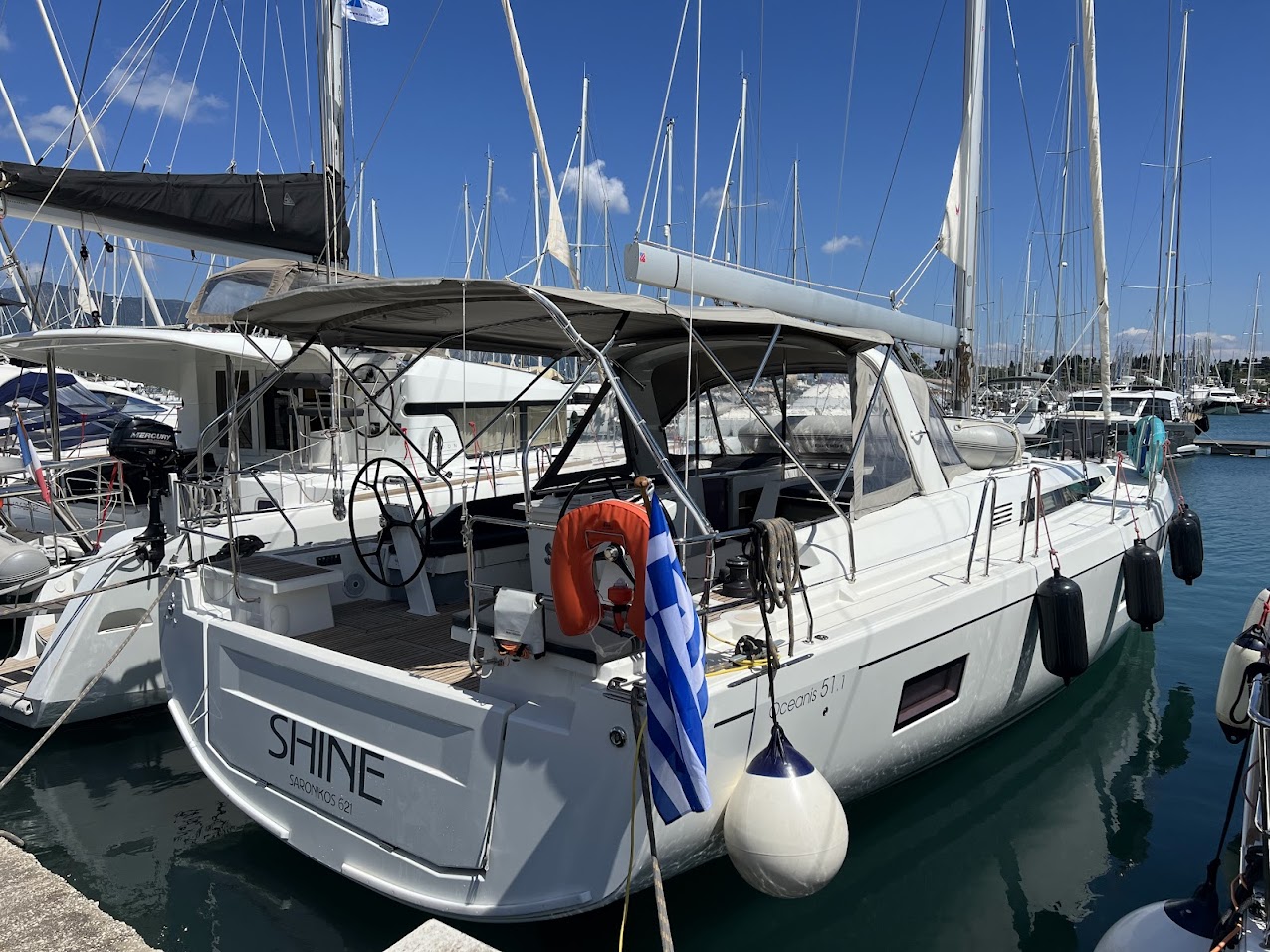 Photo #6 - Oceanis 51.1 - 5 + 1 cab. (Shine) in Corfu - 44203