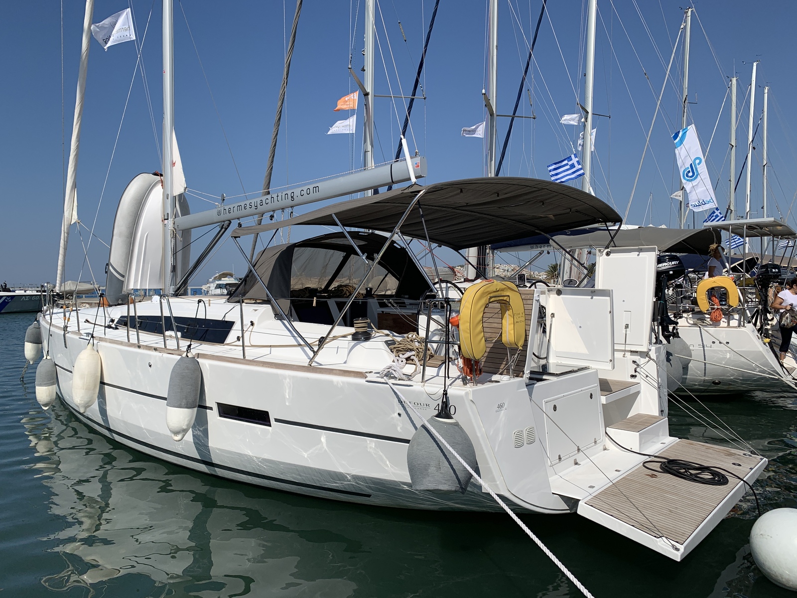 Photo #4 - Dufour 460 GL - 5 cab. (Fish N'Chips) in Lavrion - 44415