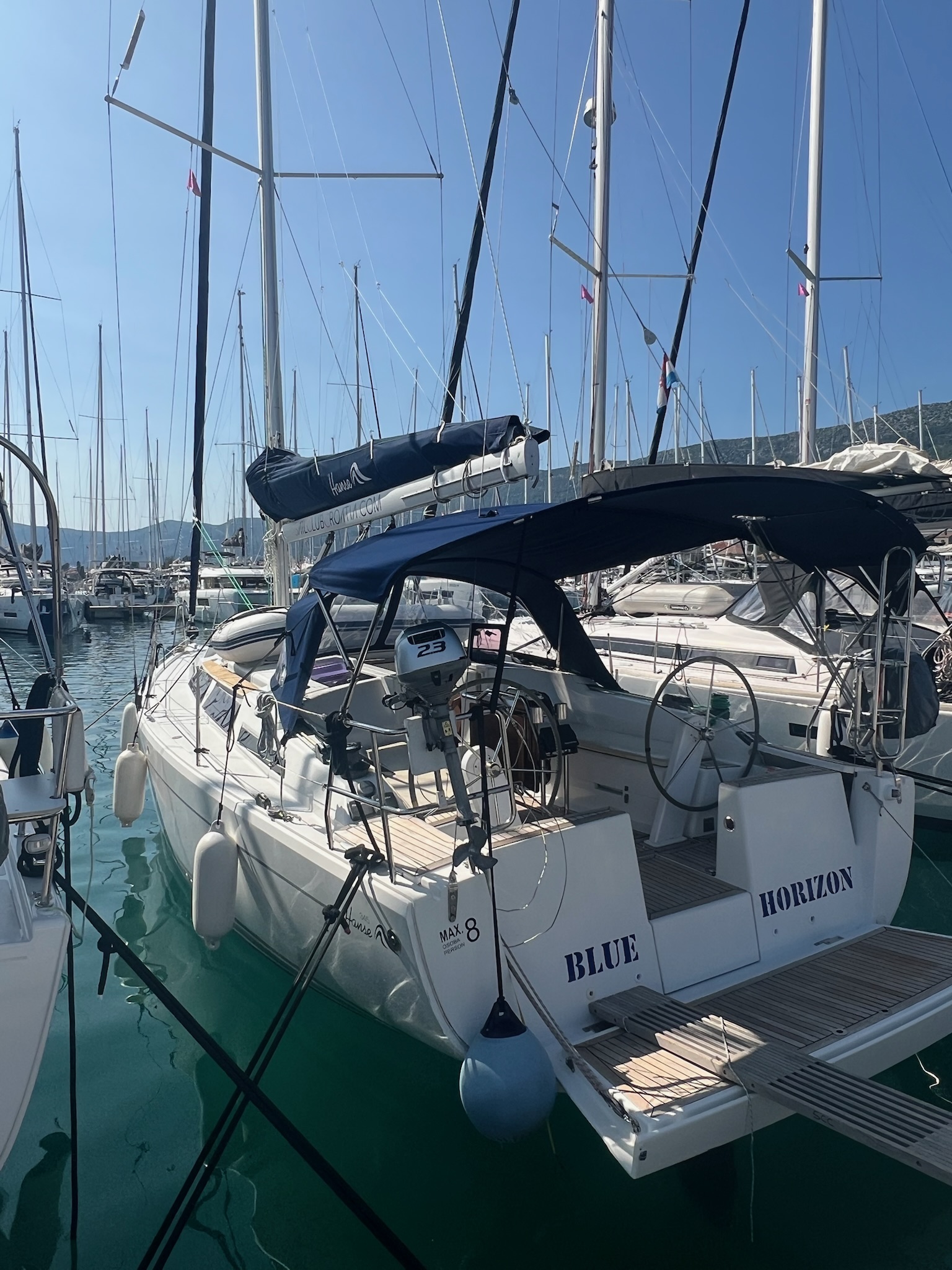 Photo #4 - Hanse 345 (Blue Horizon) in Kastela - 45411