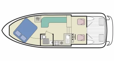 Capri TS (2+1) (Canal boat budget)  - 1
