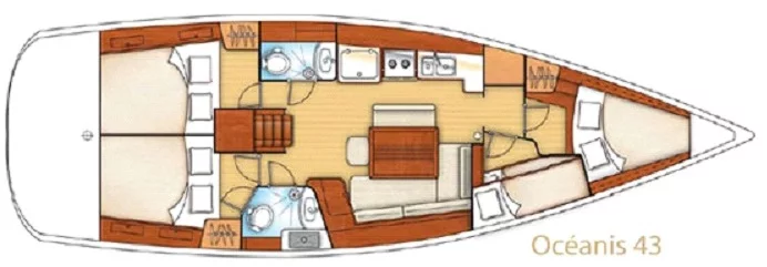 Oceanis 43 (Alboran XXXI Saoco)  - 13