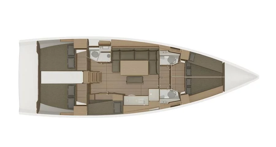 Dufour 460 Grand Large - 5 cabins (SunnyLife)  - 11