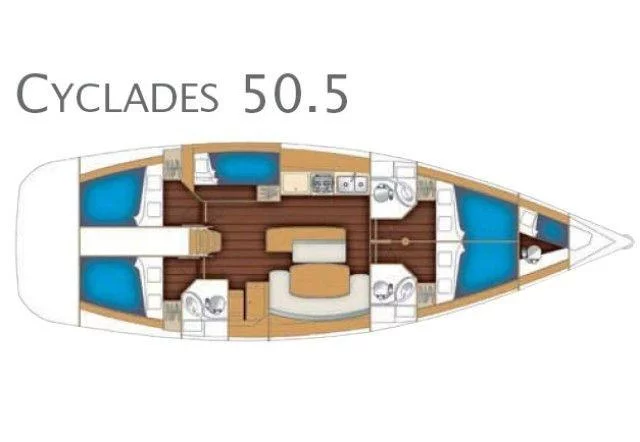 Cyclades 50.5 (LADY KIKI II)  - 2