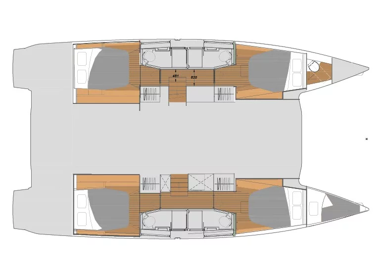 Fountaine Pajot ELBA 45 (Alexandra III)  - 14