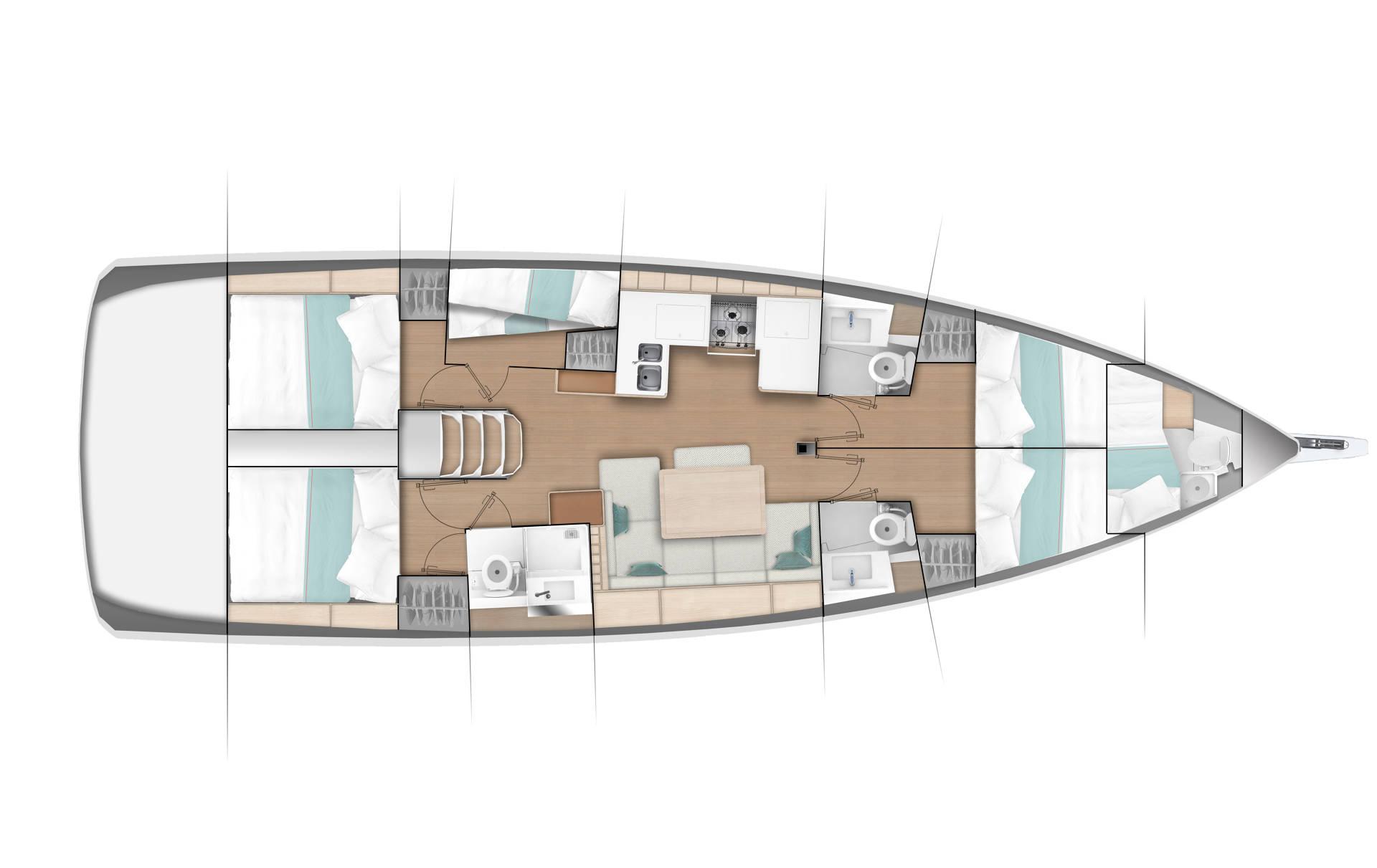 Photo #7 - Sun Odyssey 490 (Francoise) en Portorosa - 54268