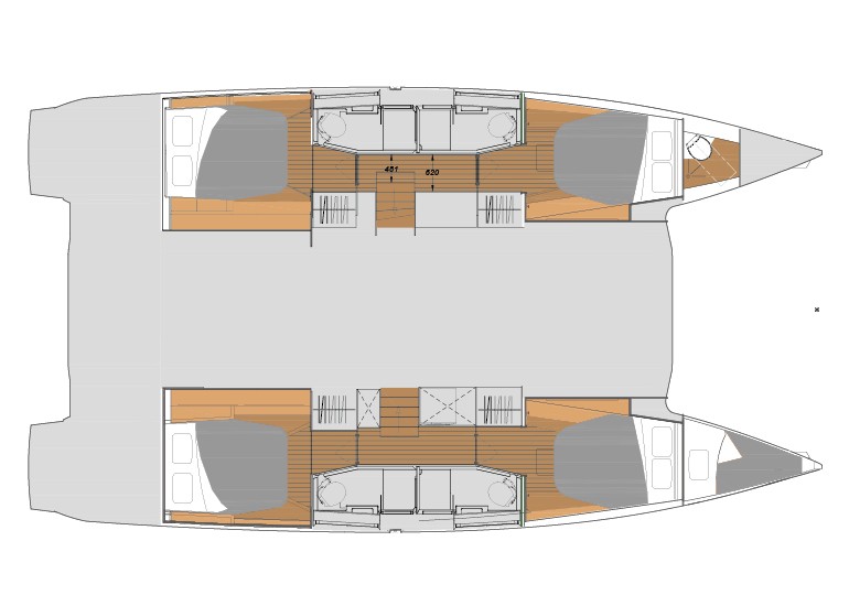 Photo #7 - Fountaine Pajot ELBA 45 (Olympian Athena) in Mykonos - 54627