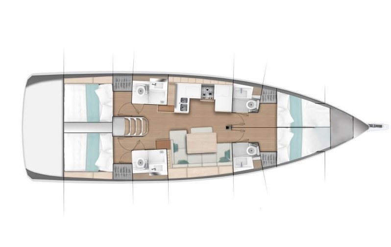 Photo #8 - Sun Odyssey 490 (Alboran Vino Blanco) en Palma - 54675