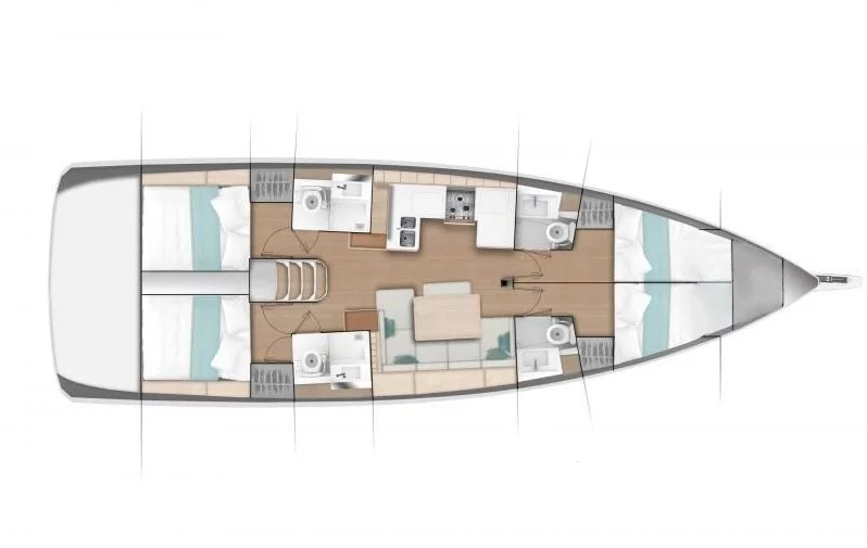Sun Odyssey 490 (Alboran Vino Blanco)  - 7