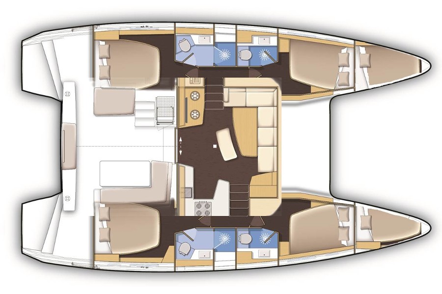 Photo #7 - Catamaran 42-46 ft. (Cat 42-46 ft.) in Split - 54889