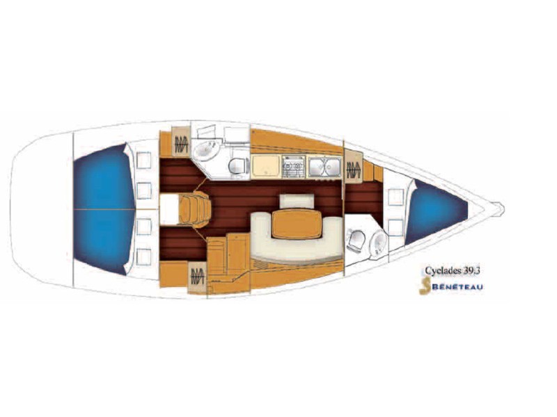 Photo #13 - CYCLADES 39.3 Refit 2022 (Sea 39.3) in Korfu - 55171