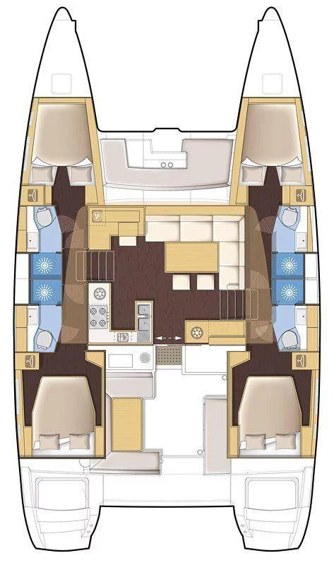 Lagoon 450F (Somewhere (With Captain))  - 11