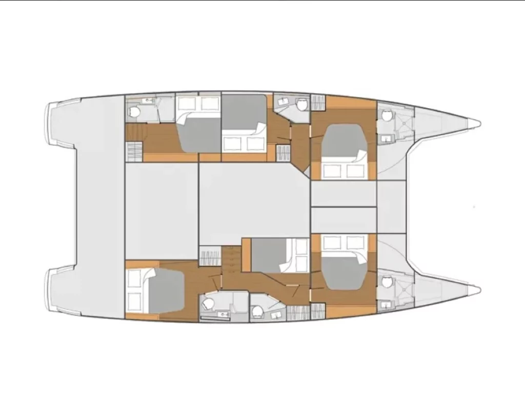 Fountaine Pajot Saba 50 (Smack (With Captain))  - 13