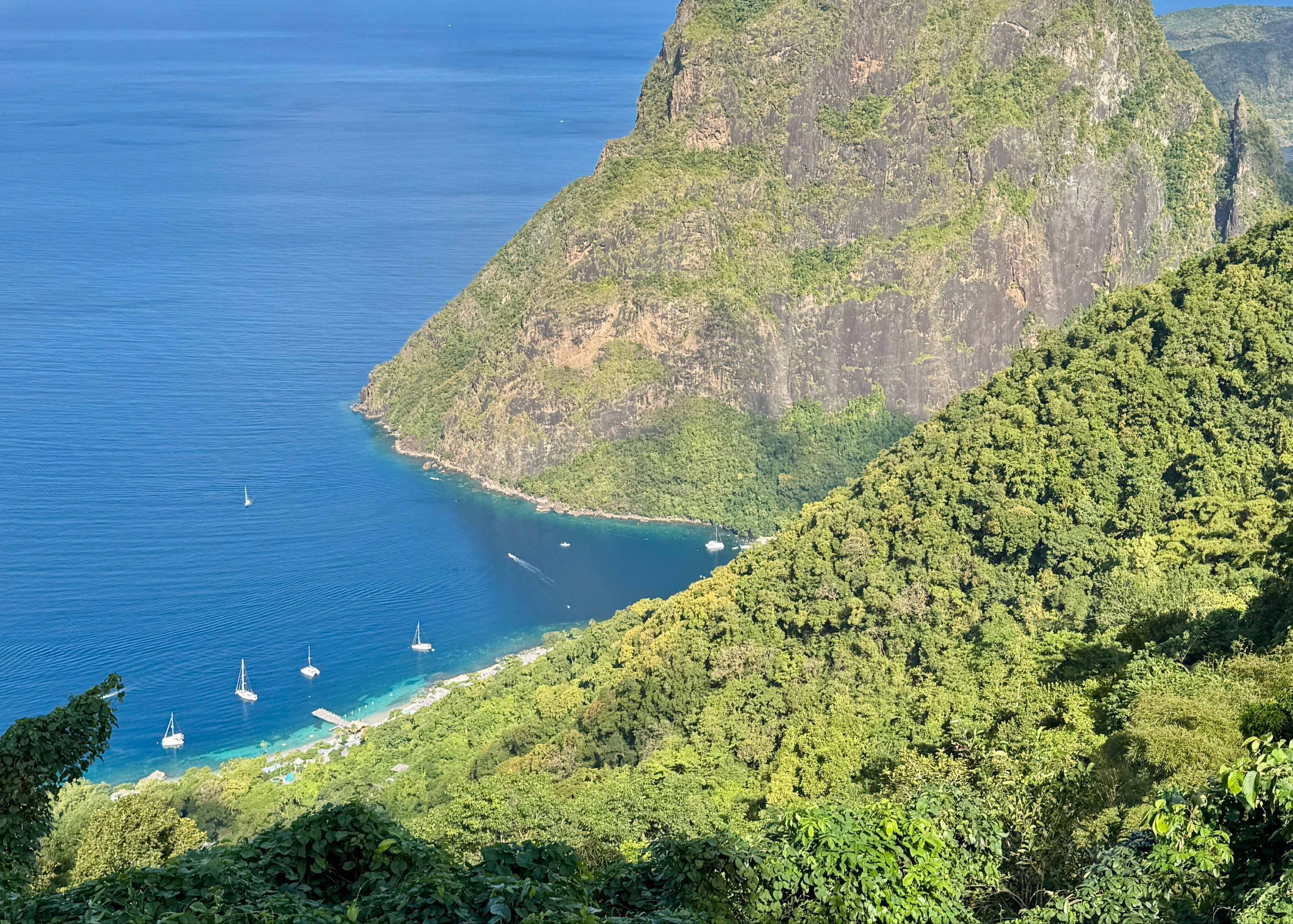 Anse des Pitons