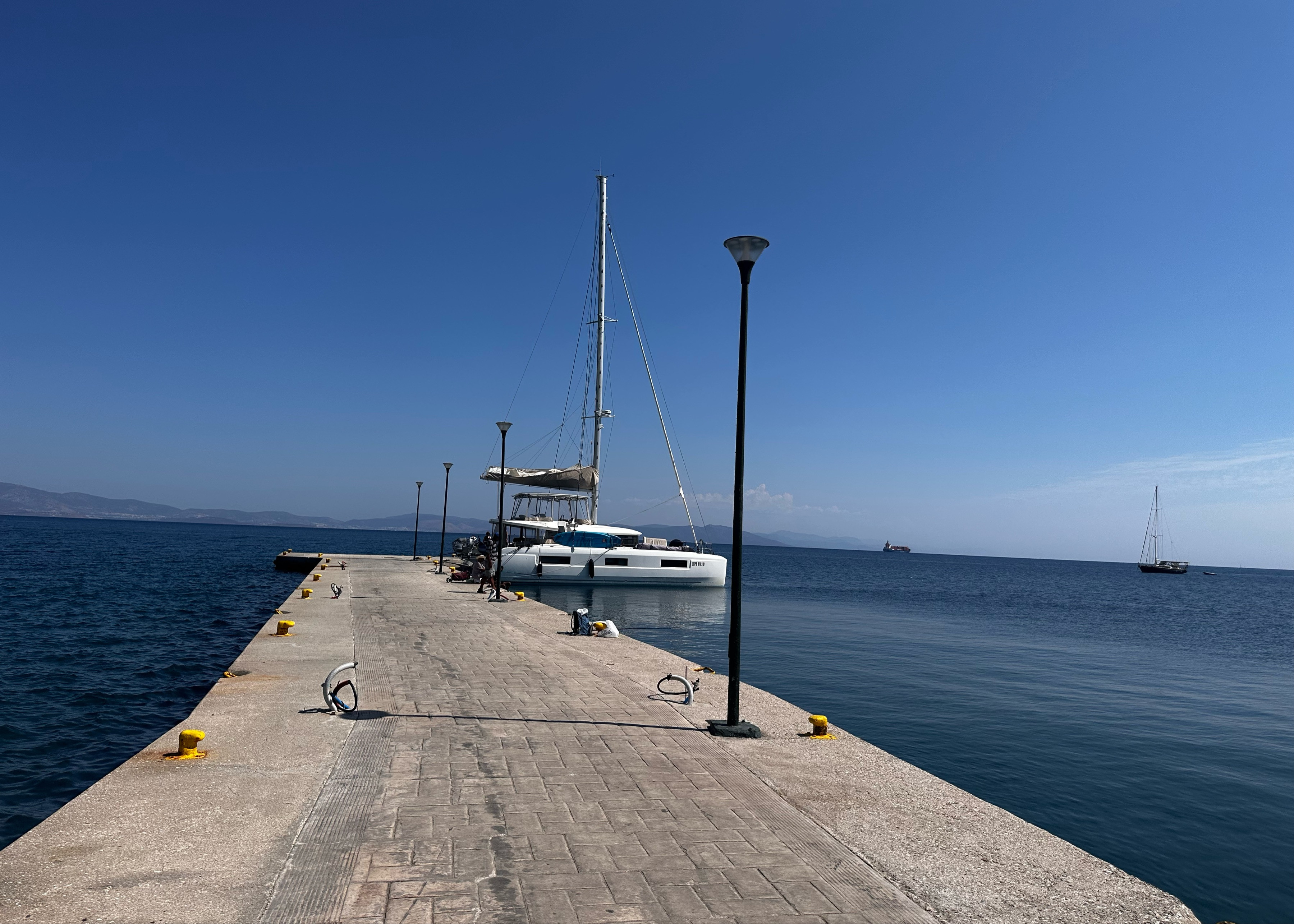 Hydrofoil pier Mandraki