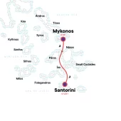 Sailing from Santorini to Mykonos - 8