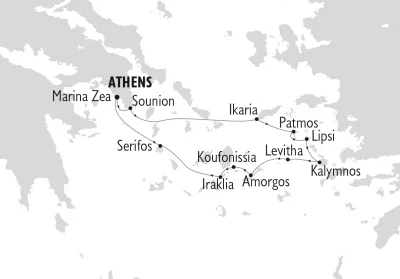 Segelkreuzfahrt auf den Kykladen und den Dodekanes-Inseln